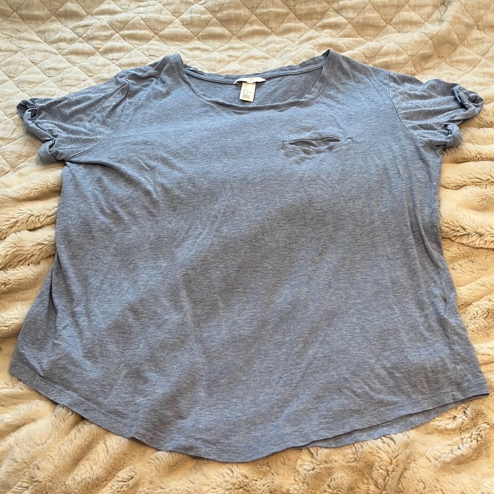 Blue H&M shirt. Size L